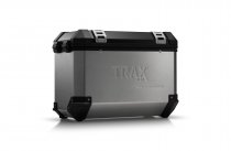 TRAX ION L Side case. Aluminum. 45 l. Left. Silver.