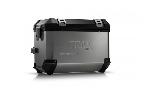 TRAX ION L Side case. Aluminum. 45 l. Right. Silver.