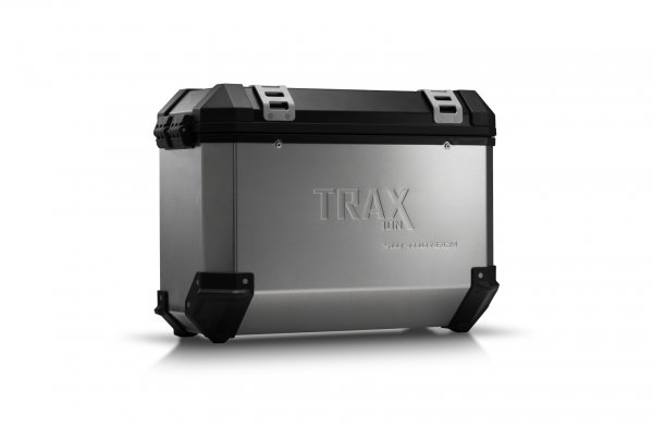 TRAX ION M Side case. Aluminum. 37 l. Left. Silver.