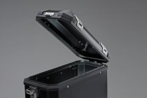 TRAX ION M Side case. Aluminum. 37 l. Right. Silver.