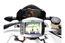 GPS mount for handlebar Black. Beta / BMW / KTM models.