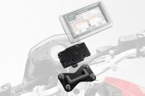 GPS mount for handlebar Black. Honda models, BMW R 1150 R (04-06).