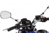 GPS mount for handlebar Black. Honda models, Suzuki SFV 650 (09-16).