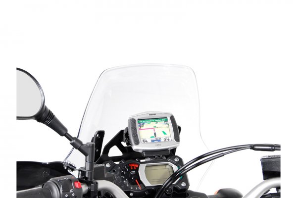GPS mount for cockpit Black. Yamaha XT1200Z Super Ténéré (10-13).