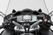 GPS mount for handlebar Black. Yamaha FJR 1300 (04-).