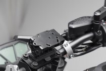 GPS mount for handlebar Black. Shock absorbent.