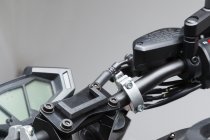 GPS mount for handlebar Black. Shock absorbent.