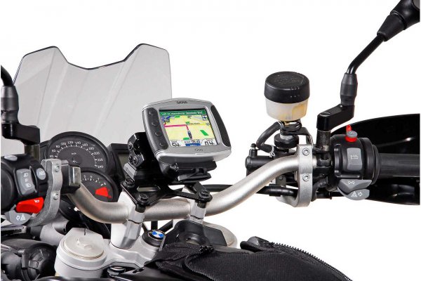 GPS mount for handlebar Black. Shock absorbent.