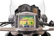 GPS mount for handlebar Black. Shock absorbent.