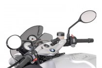 GPS mount for cockpit Black. Shock absorbent.