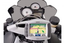 GPS mount for cockpit Black. Shock absorbent.