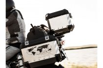 TRAX ION reflective sticker set For 2 TRAX ION side cases or 1 top case. Black.