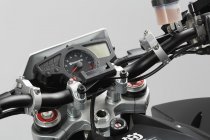 GPS mount for handlebar Black. Shock absorbent.