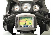 GPS mount for handlebar Black. Shock absorbent.
