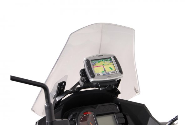 GPS mount for cockpit Black. Kawasaki Versys 1000 (12-14).