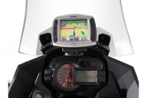 GPS mount for cockpit Black. Kawasaki Versys 1000 (12-14).