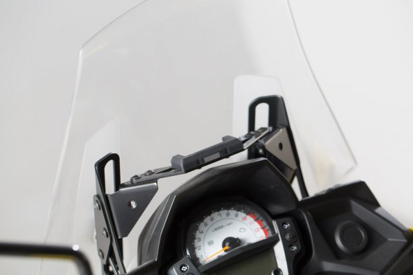 GPS mount for cockpit Black. Kawasaki Versys 650 (15-).