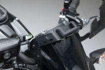 GPS mount for cockpit Black. Kawasaki Z650 (16-19).