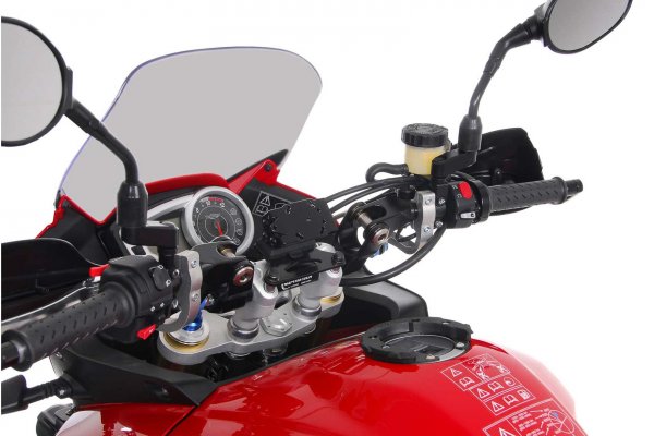 GPS mount for handlebar Black. Honda /Triumph models, Suzuki VStrom1000.