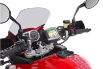 GPS mount for handlebar Black. Honda /Triumph models, Suzuki VStrom1000.