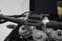 GPS mount for handlebar Black. Honda / Suzuki / Triumph models.