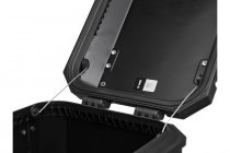 TRAX ION lid limiter For 1 lid. Stainless steel. PVC coated. 150 mm.