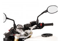 GPS mount for handlebar Black. KTM / Triumph models, ER6f, GSXS 750.