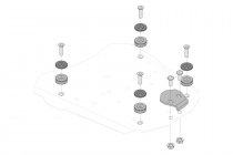 Adapter kit for STEEL-RACK For TRAX top case.