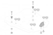 Adapter kit for STEEL-RACK For Givi Monokey.