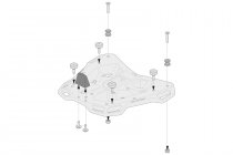 Adapter kit for ADVENTURE-RACK Black. For Shad.